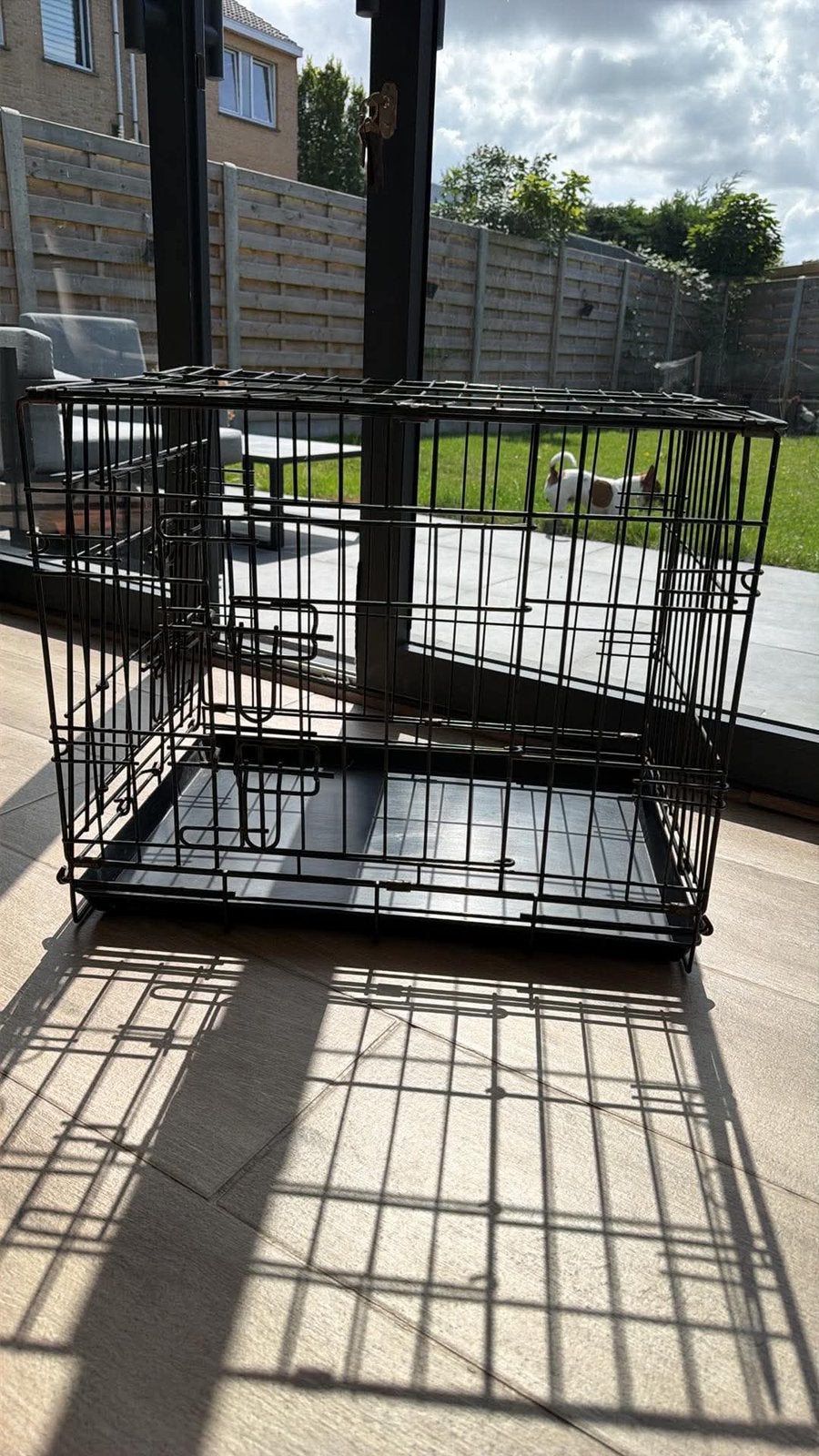 Honden bench, Dieren en Toebehoren, Hondenbenches, Ophalen, Gebruikt
