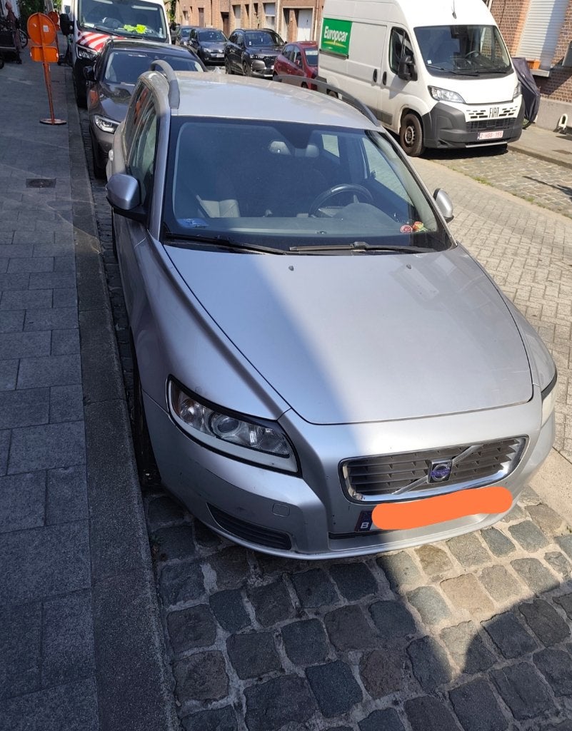 Volvo V50, Auto's, Euro 5, Zwart, Leder, 5 deurs