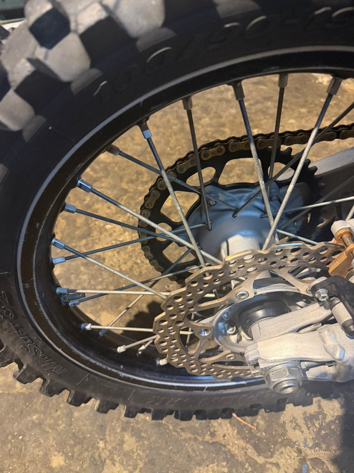 Achterwiel yamaha yzf 250, Motoren, Ophalen