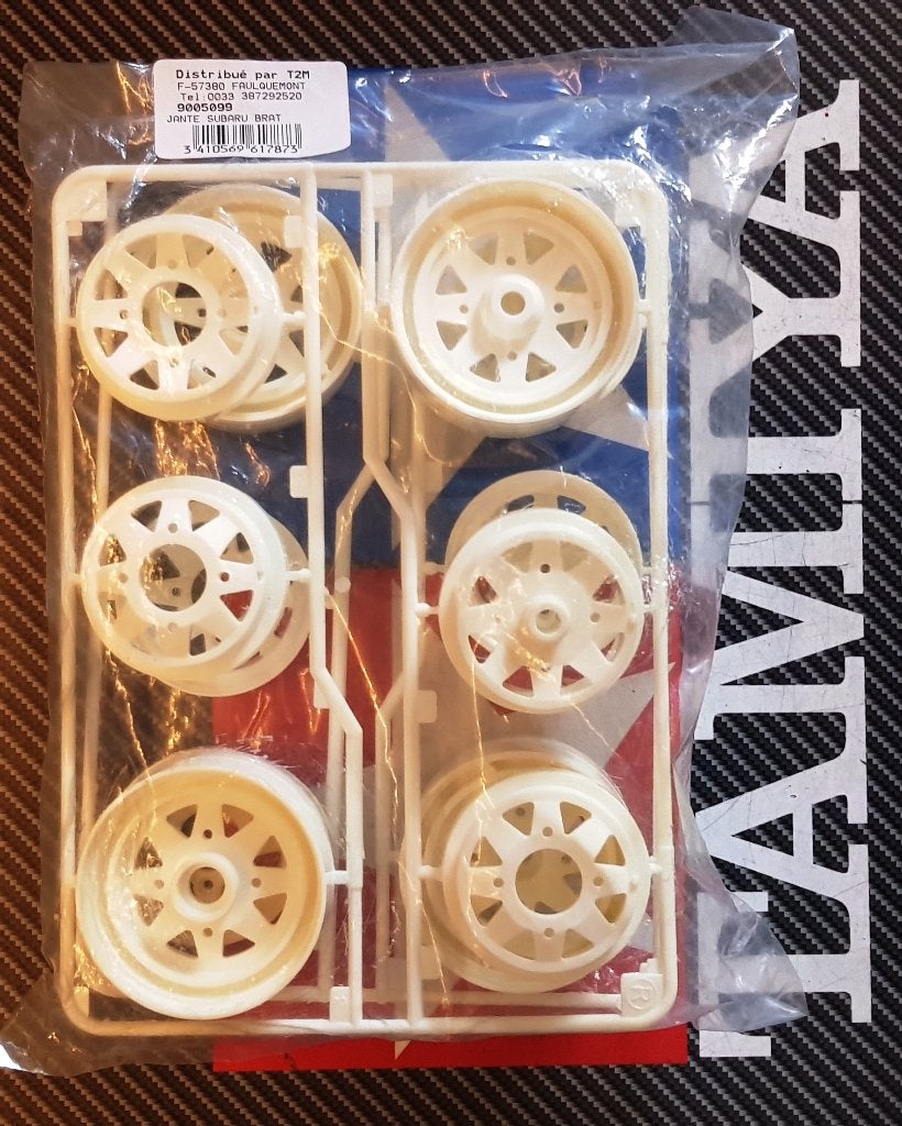 Tamiya Velgen Subaru Brat (4 Stuks) #TA9005099 Nieuw (NIP), Elektro, Verzenden, Nieuw, Schaal 1:10