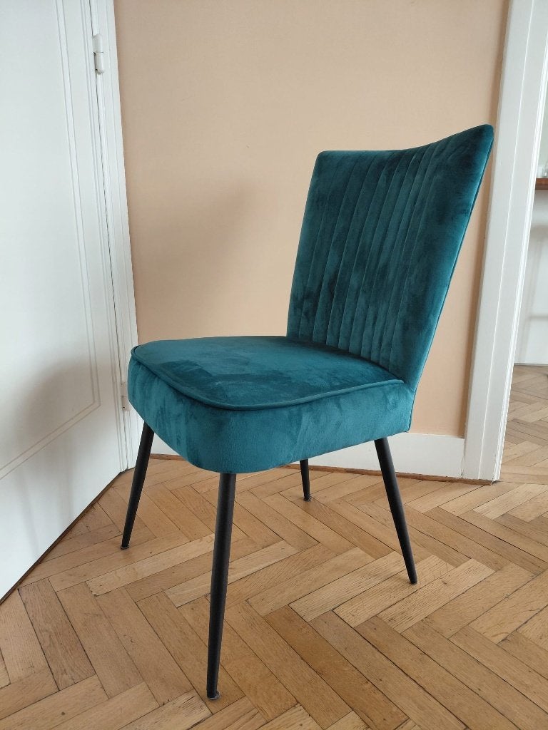 Chaise retro 50s La Redoute Intérieurs vert - bleu, Neuf, Autres couleurs, Retro, vintage, 1950s, Enlèvement