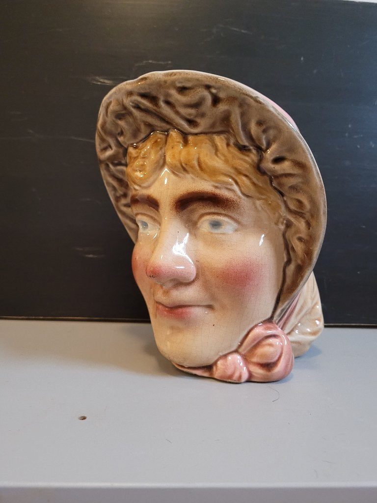 ancien pichet faïence Sarreguemines, Antiquités & Art, Enlèvement ou Envoi