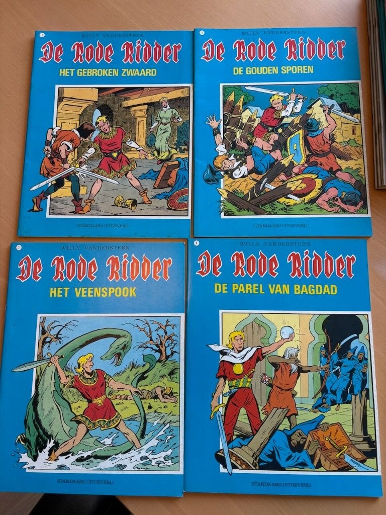 Stripboeken - De Rode Ridder (17 stuks), Plusieurs BD, Enlèvement ou Envoi, Willy Vandersteen, Utilisé