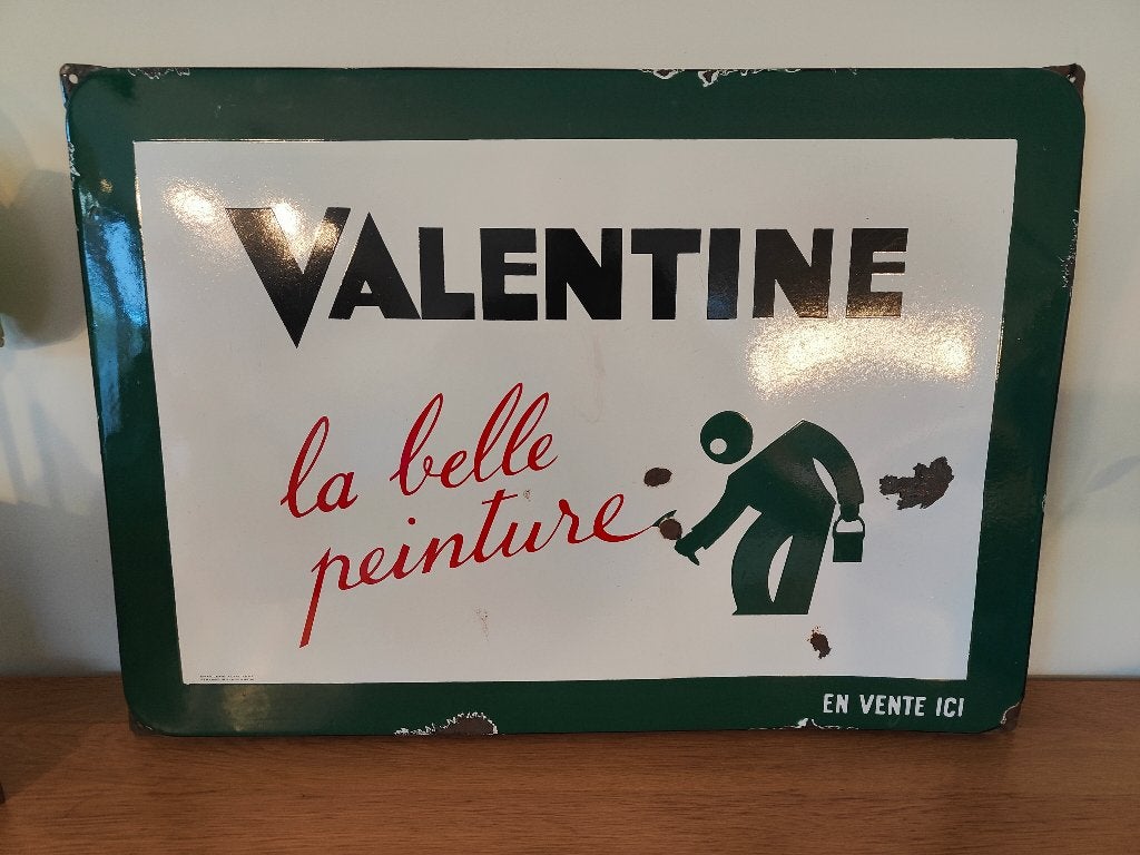 Assiette en émail Valentine | Émail Alcasienne, Enlèvement ou Envoi