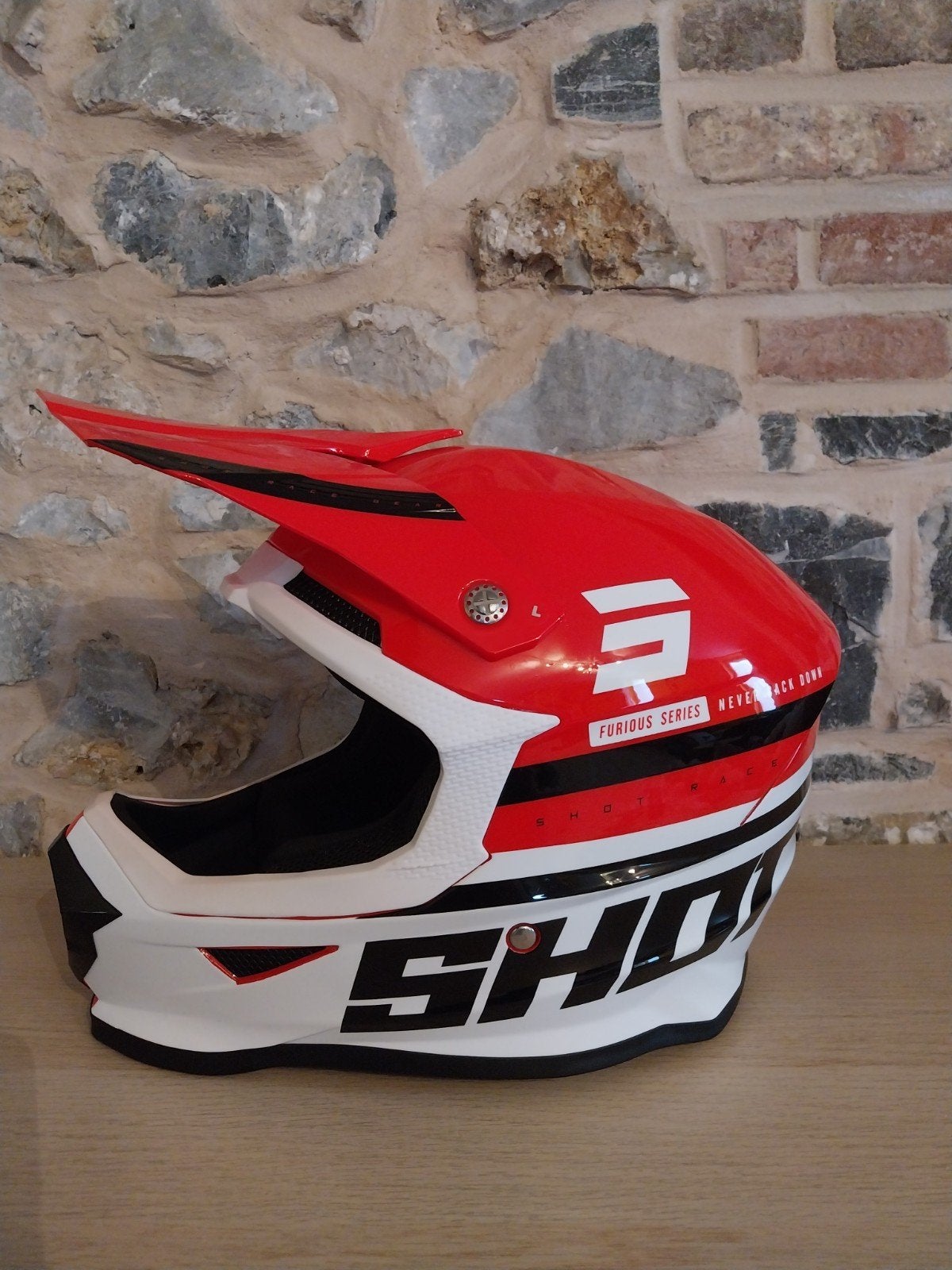 casque motocross neuf taille l 59/60, Motoren, Offroadhelm, Ophalen of Verzenden, L, Nieuw met kaartje