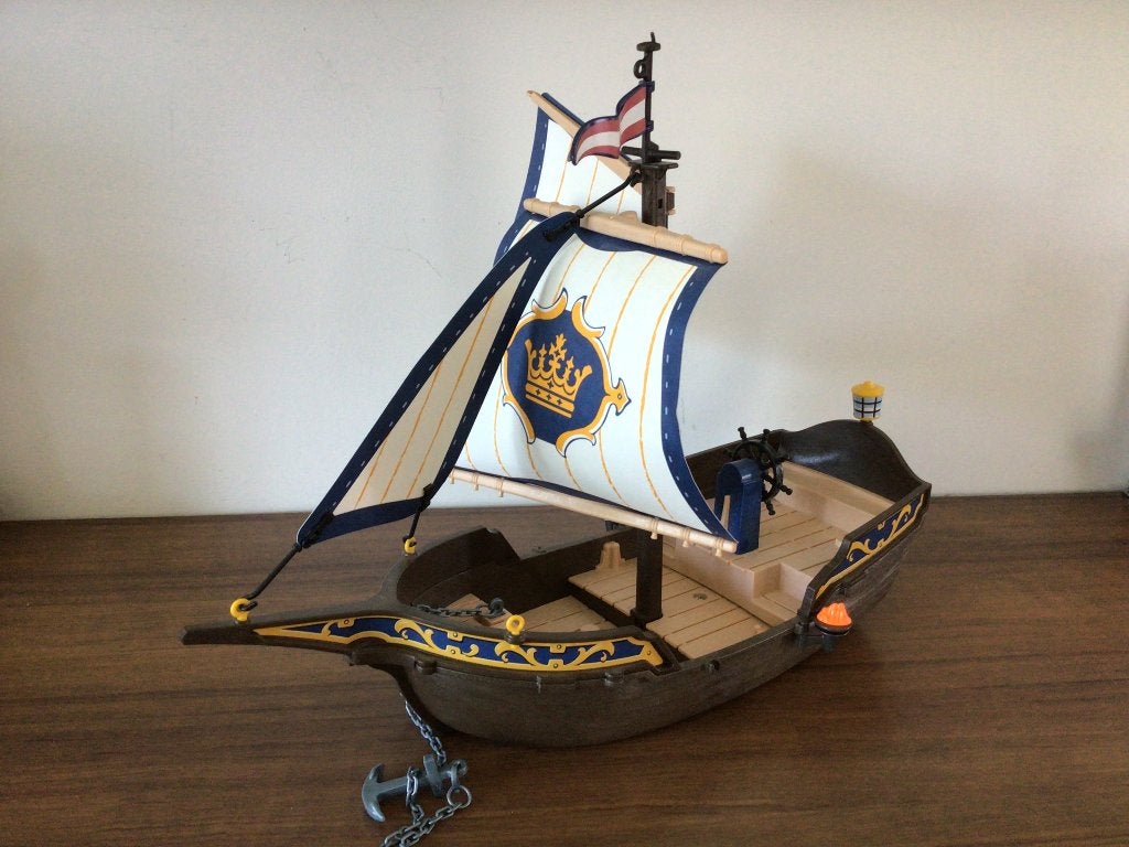 Playmobil piratenschip (70412) in doos, Kinderen en Baby's, Pirates, Gebruikt, Complete set, Ophalen of Verzenden