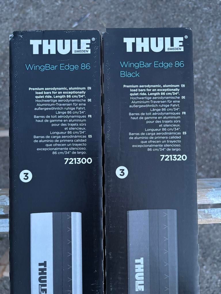 Les barres de toit Thule Wingbars Edge 86, NOUVELLES !, Autos : Divers, Enlèvement, Neuf
