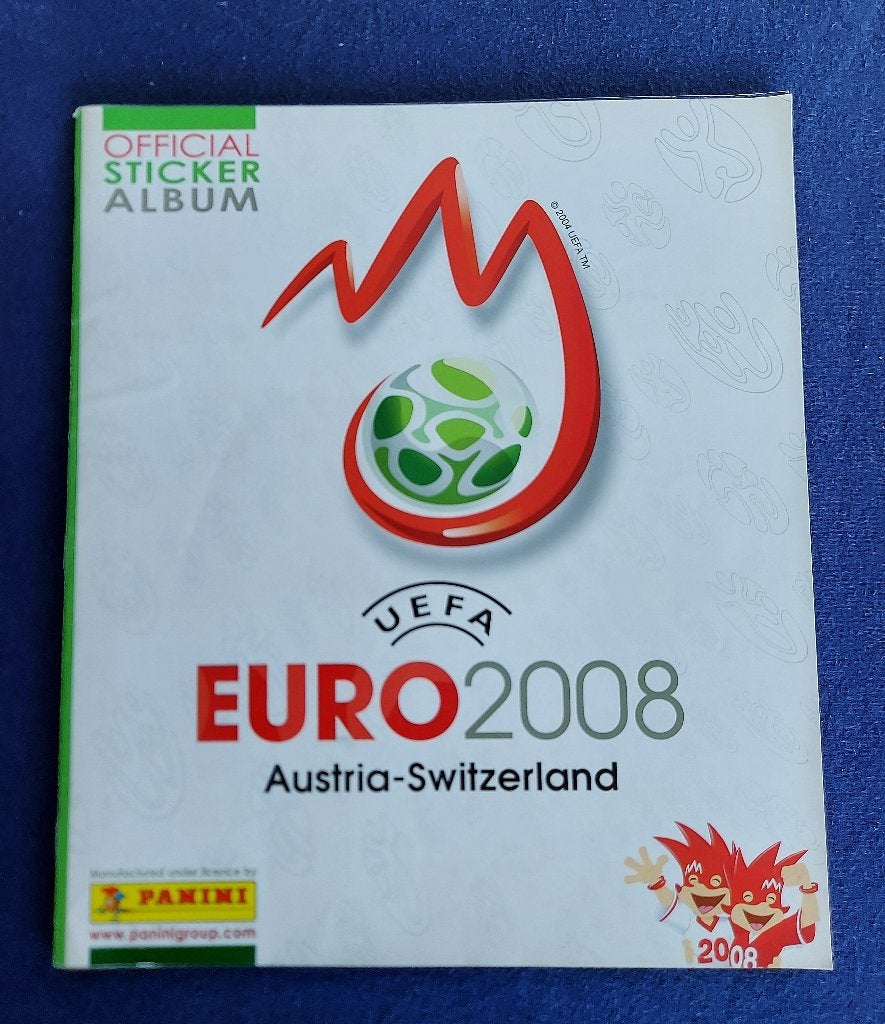 Panini sticker album voetbal ' EK Euro 2008 ' -vol-, Enlèvement ou Envoi, Comme neuf, Plusieurs autocollants