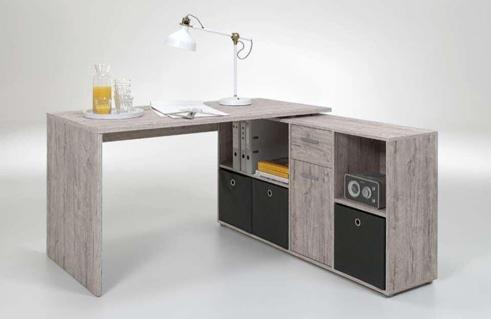 2 Hoek bureau's  (samen of apart te koop)., Moderne, Enlèvement, Comme neuf