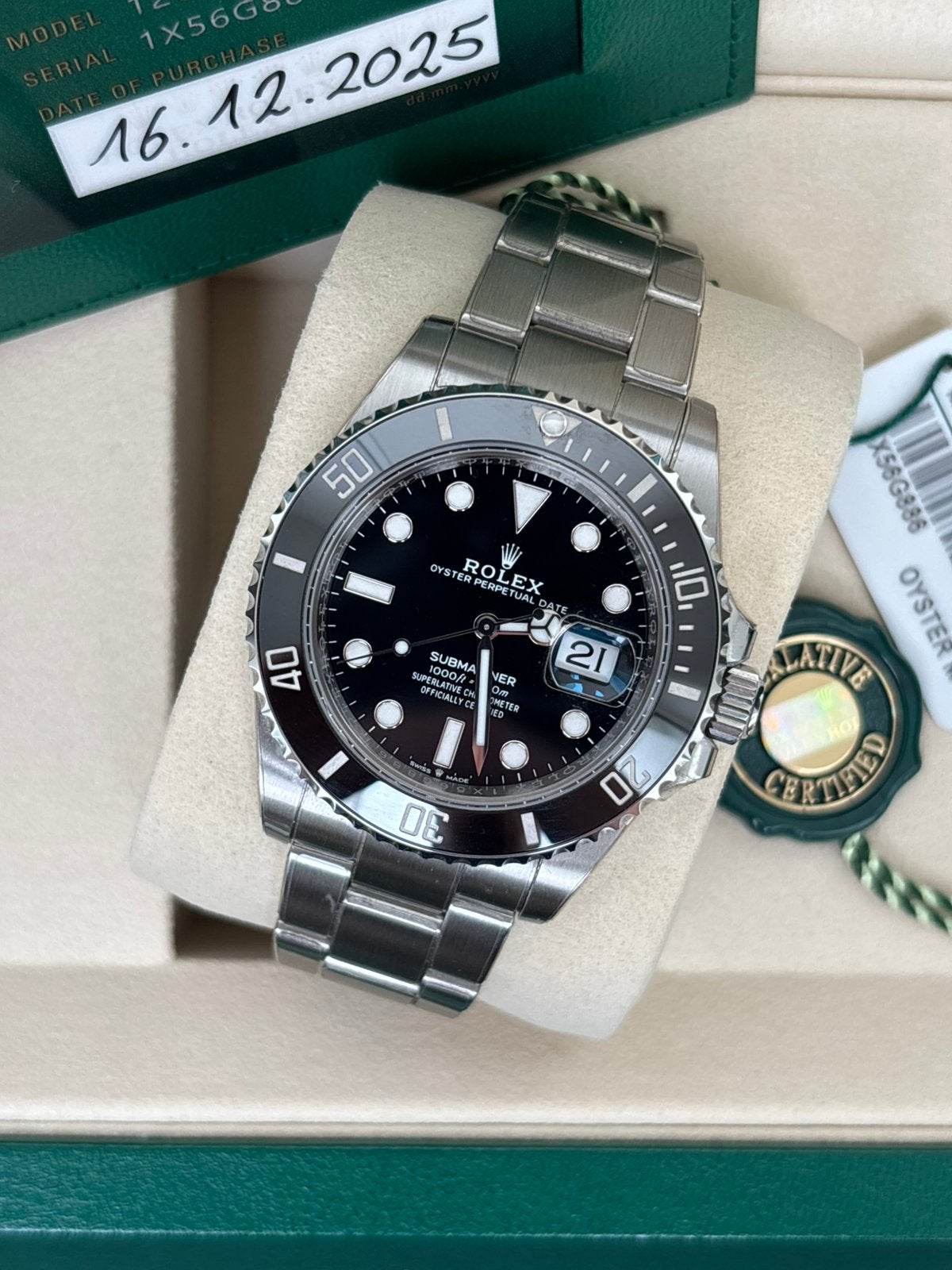 Rolex Submariner Date Ref. 126610LN — Bracelet Oyster —, Enlèvement, Neuf, Rolex