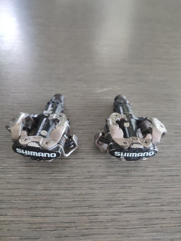 Pédale Shimano PD-M520 SPD, Fietsen en Brommers, Gebruikt, Kinderfiets, Overige materialen, Shimano