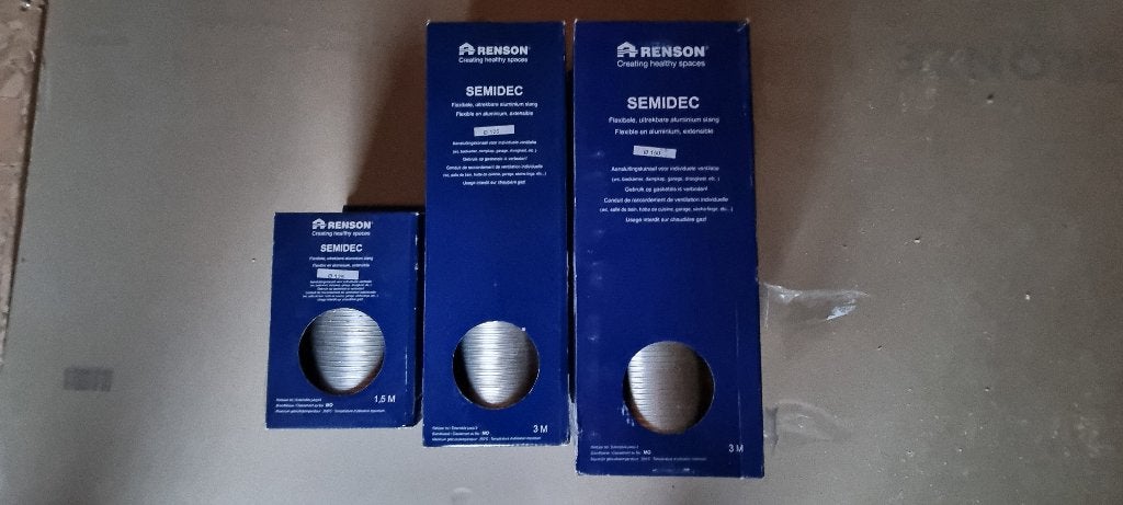 Ventilatie buis/ afvoerbuis, Ophalen of Verzenden, Nieuw, Aluminium, Rechte buis