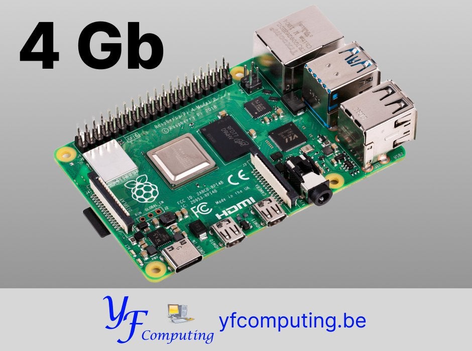 Raspberry Pi 4 Modèle B – 4GB RAM – WiFi – Neuf, Enlèvement ou Envoi, Neuf