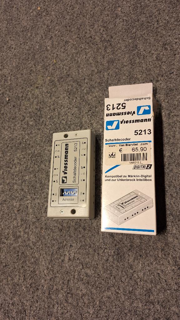 , magneetdecoder 5213, marklin 72441, Hobby en Vrije tijd, Ophalen, Wisselstroom, Overige typen, Zo goed als nieuw