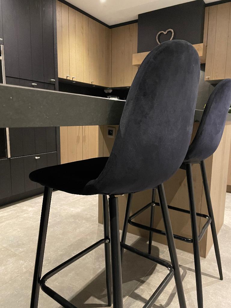 Barkruk / barstoel, 4 tabourets, Enlèvement, Utilisé, 60 à 90 cm
