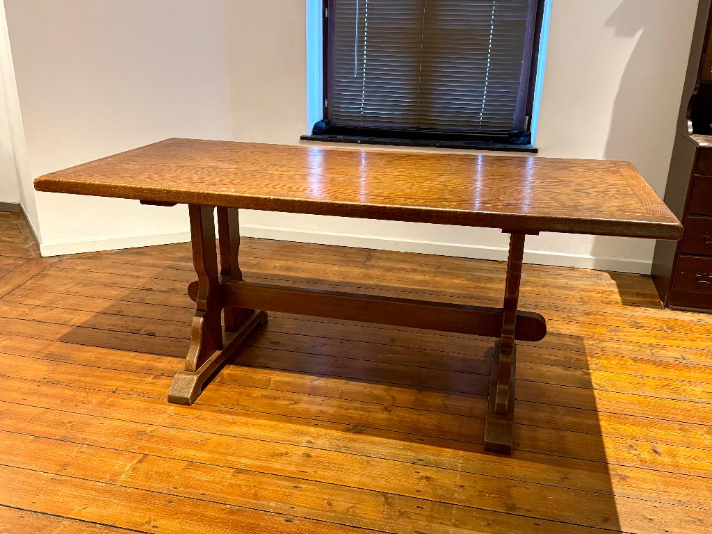 Table en chêne, 150 à 200 cm, Cinq personnes ou plus, Enlèvement, Utilisé