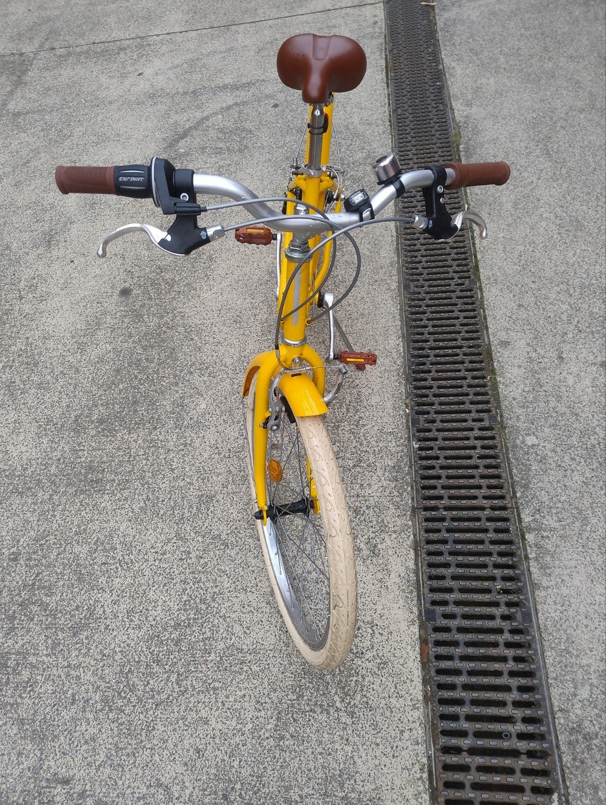 Kinderfiets Btwin 500 24 inch geel, Enlèvement