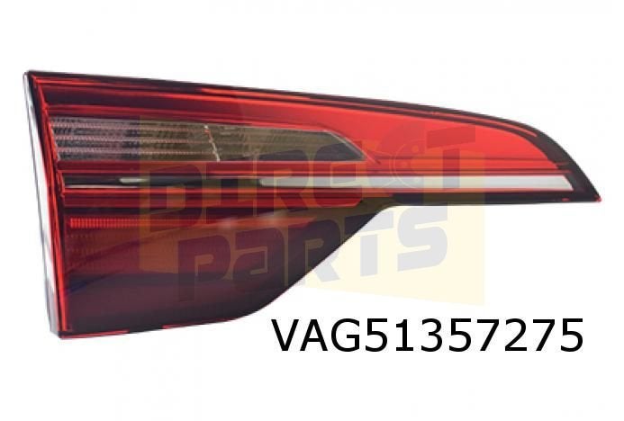 Audi A4 (1/19-) Achterlicht Links binnen (alu. lijst) (Avant, -, Verzenden, -, Nieuw