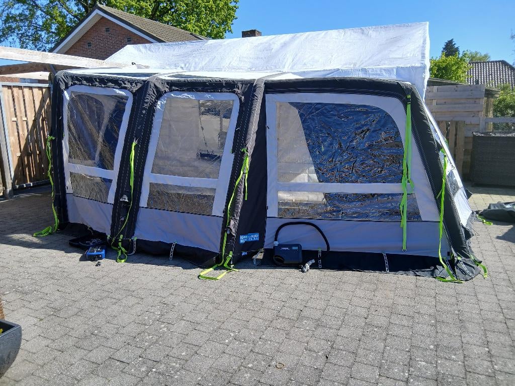 Kampa rally airpro 260 met uitbouw, Caravanes & Camping, Auvents, Enlèvement, Comme neuf, Ten Cate All Season 240g/m2, Kampa Dometic