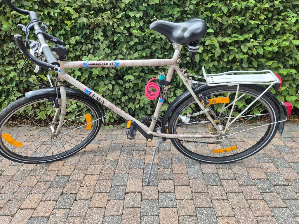betrouwbare Tema herenfiets/hybride- volledig nagekeken, Fietsen en Brommers, Fietsen | Heren | Herenfietsen, Gebruikt, Velgrem
