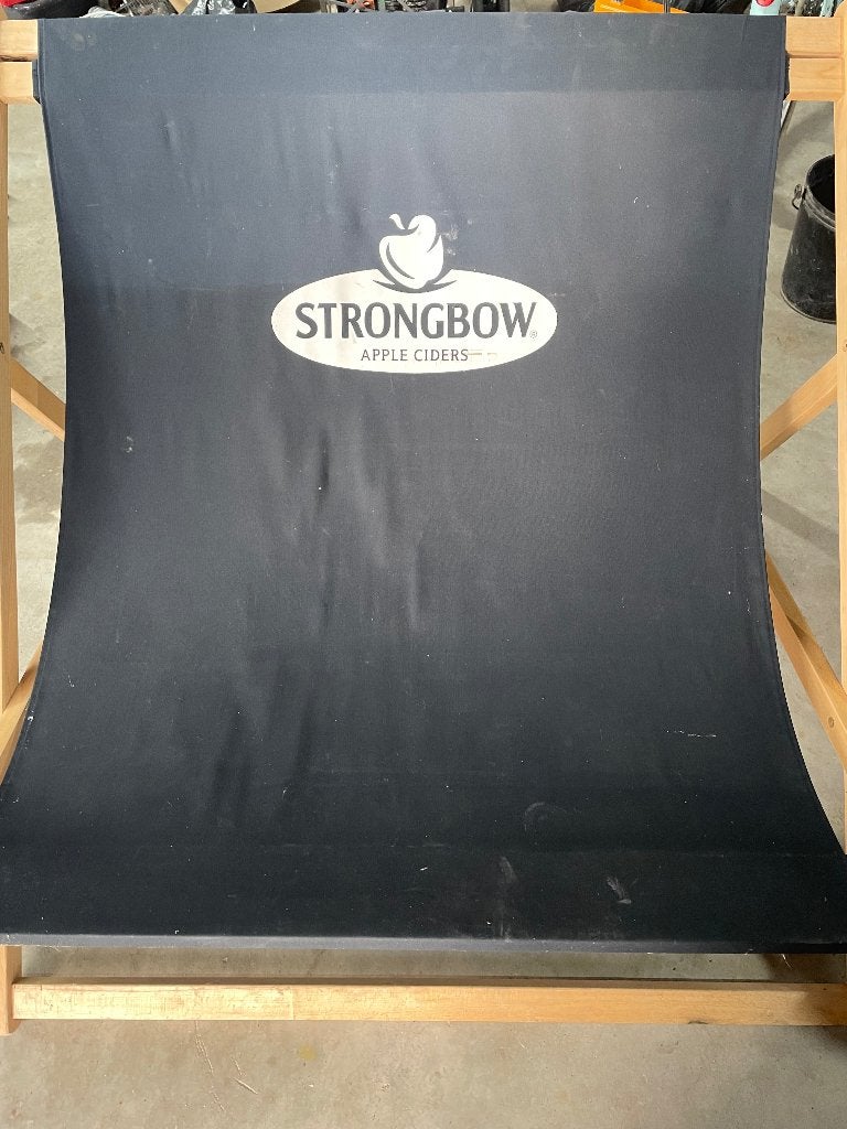 Strandstoel XL Strongbow, Ophalen, Zo goed als nieuw, Hout, Verstelbaar