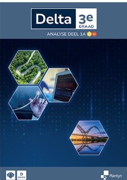 Schoolboek: Delta 3de graad Analyse, Ophalen of Verzenden, Zo goed als nieuw, Overige niveaus, Wiskunde A