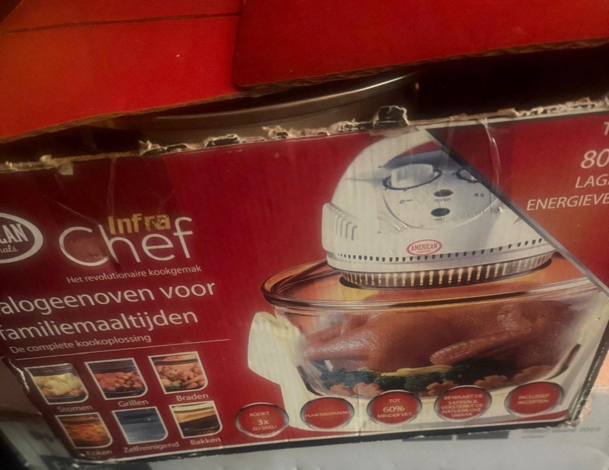 Infra Chef halogeen oven, Electroménager, Cuiseurs à riz, Enlèvement, Comme neuf