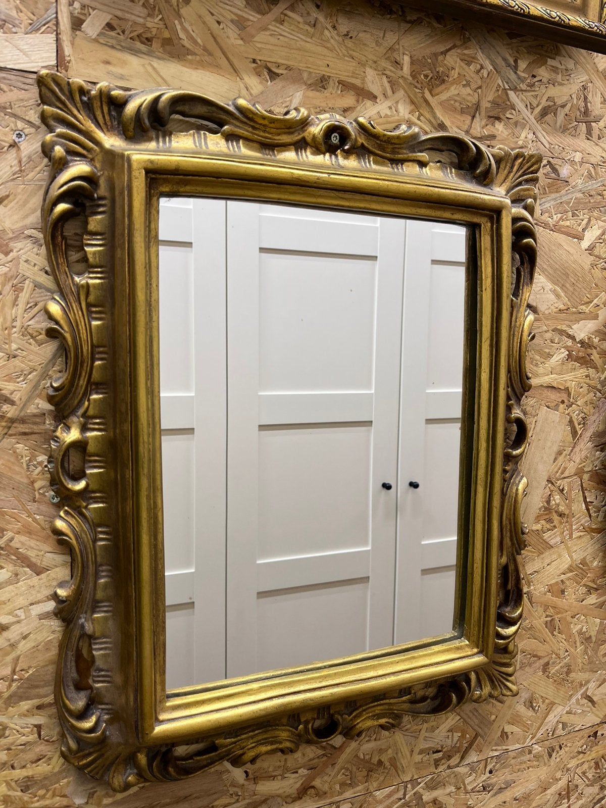 Prachtige vintage barok spiegel goud – Zware kwaliteit, Ophalen