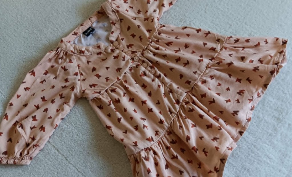 Mooie jurk Maat 74, Kinderen en Baby's, Babykleding | Maat 74, Ophalen, Kids, Meisje, Jurkje of Rokje