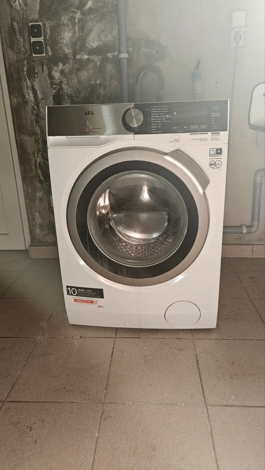 Lave-linge AEG 7000 – vendu pour pièces ou réparation, Enlèvement