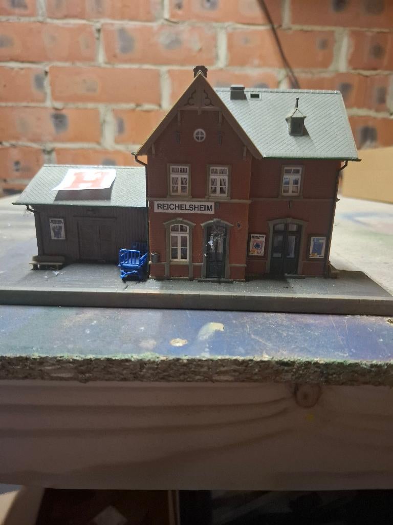 Station, Hobby en Vrije tijd, Ophalen of Verzenden, Gebruikt, Gelijkstroom of Wisselstroom, Brug, Tunnel of Gebouw
