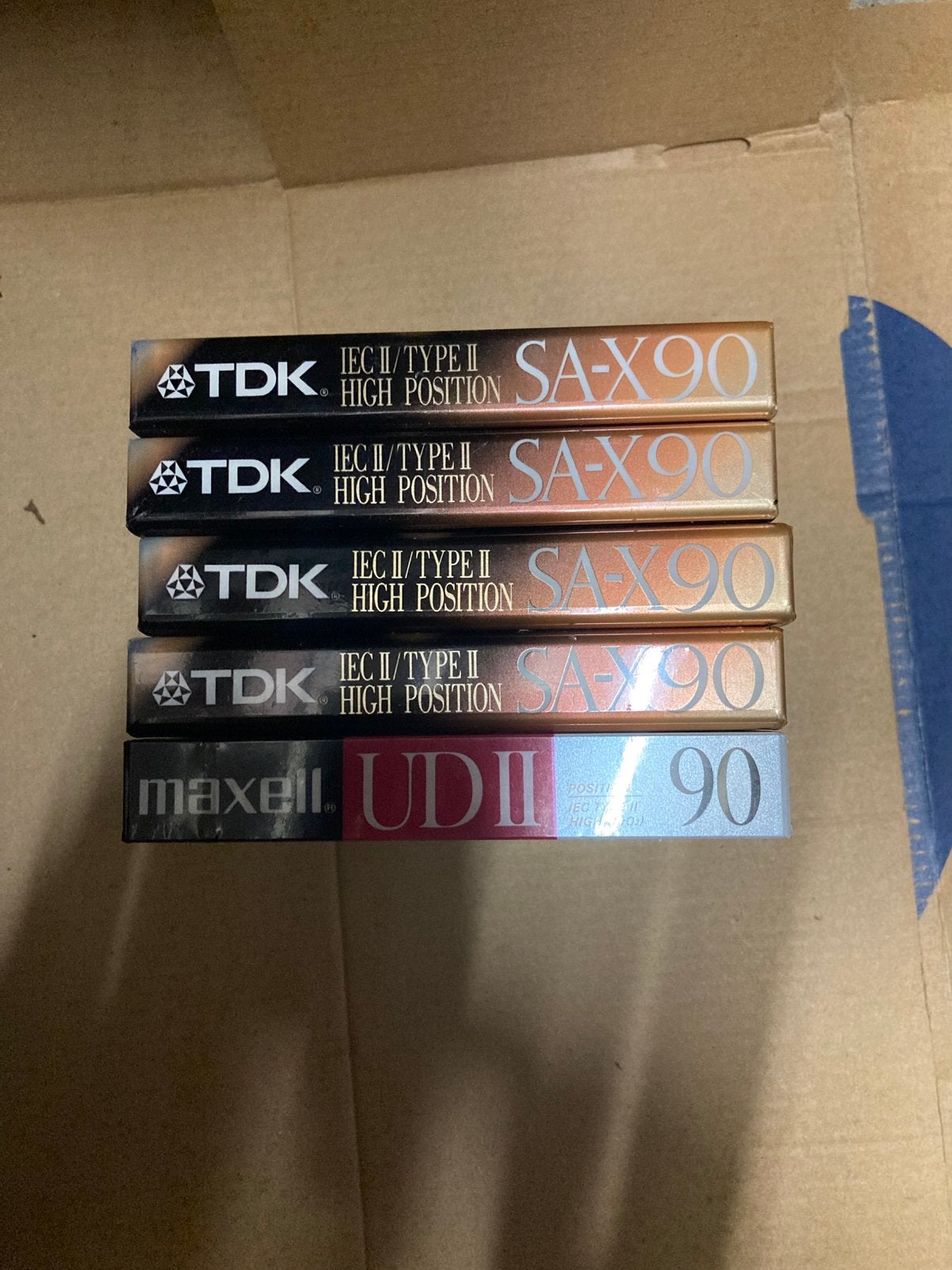 Rubans TDK SA-X, Maxell UDII, Enlèvement ou Envoi, Neuf, dans son emballage, Vierge