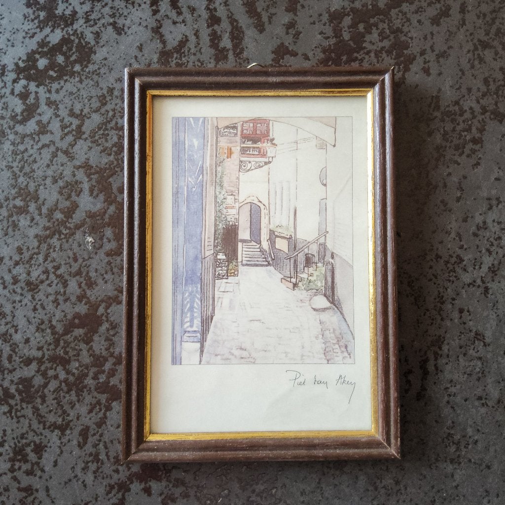 Meise aquarel interieur door Piet Van Aken, Enlèvement ou Envoi