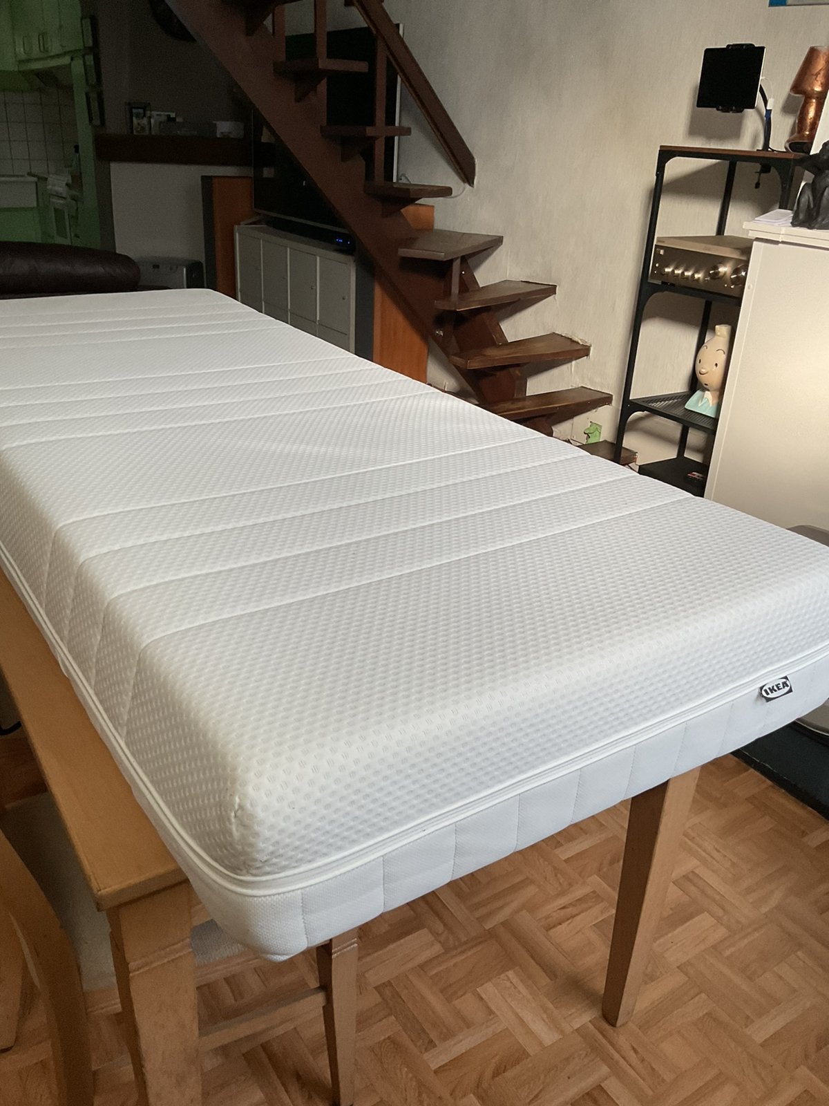 Matela ikea neuf juste debaler trompe de messure 80/200, Maison & Meubles, Enlèvement, Neuf