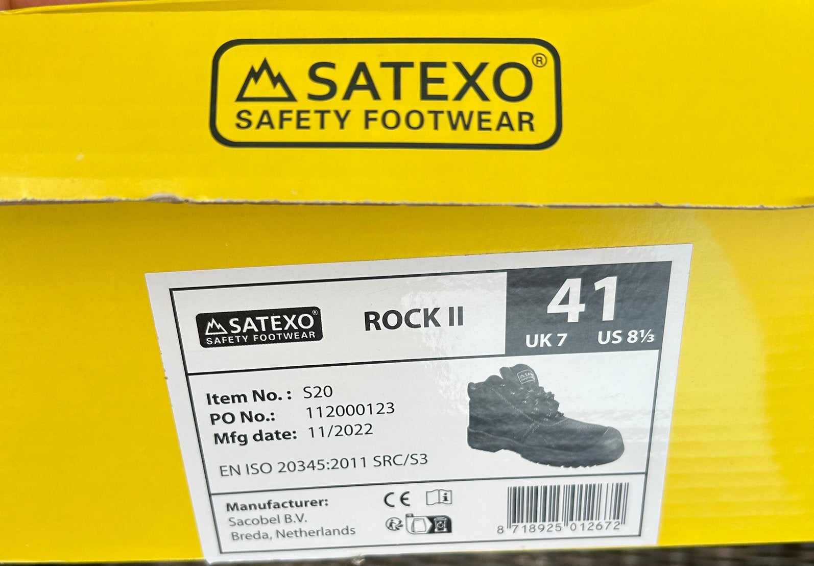 Werkschoenen, Ophalen, Zo goed als nieuw