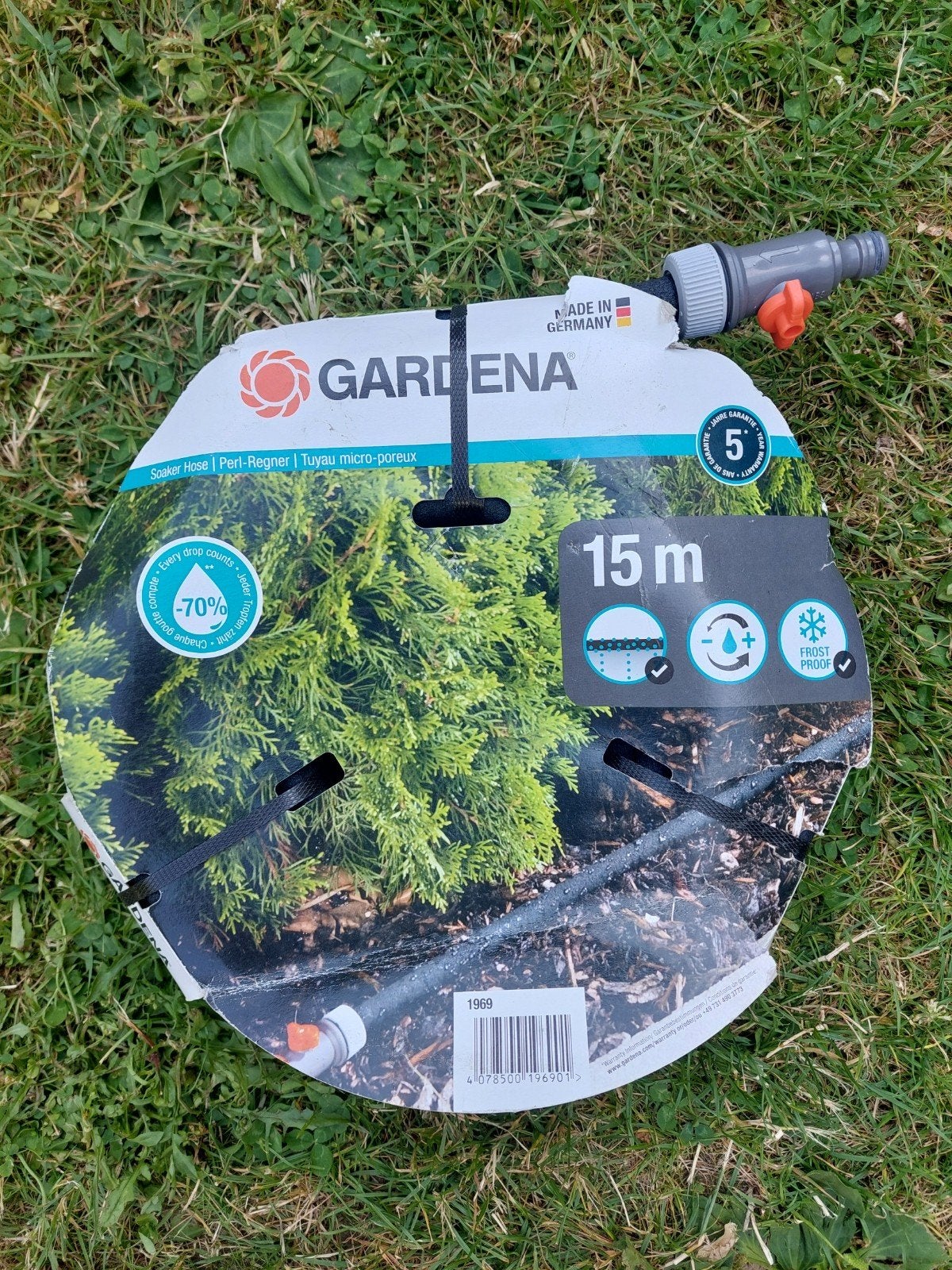 Druppelslang Gardena 15m, Enlèvement