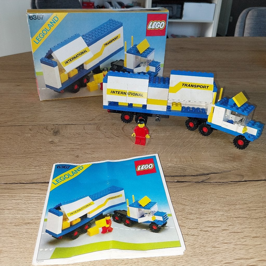lego vrachtwagen set 6367, Ophalen, Gebruikt, Inclusief instructies, Lego