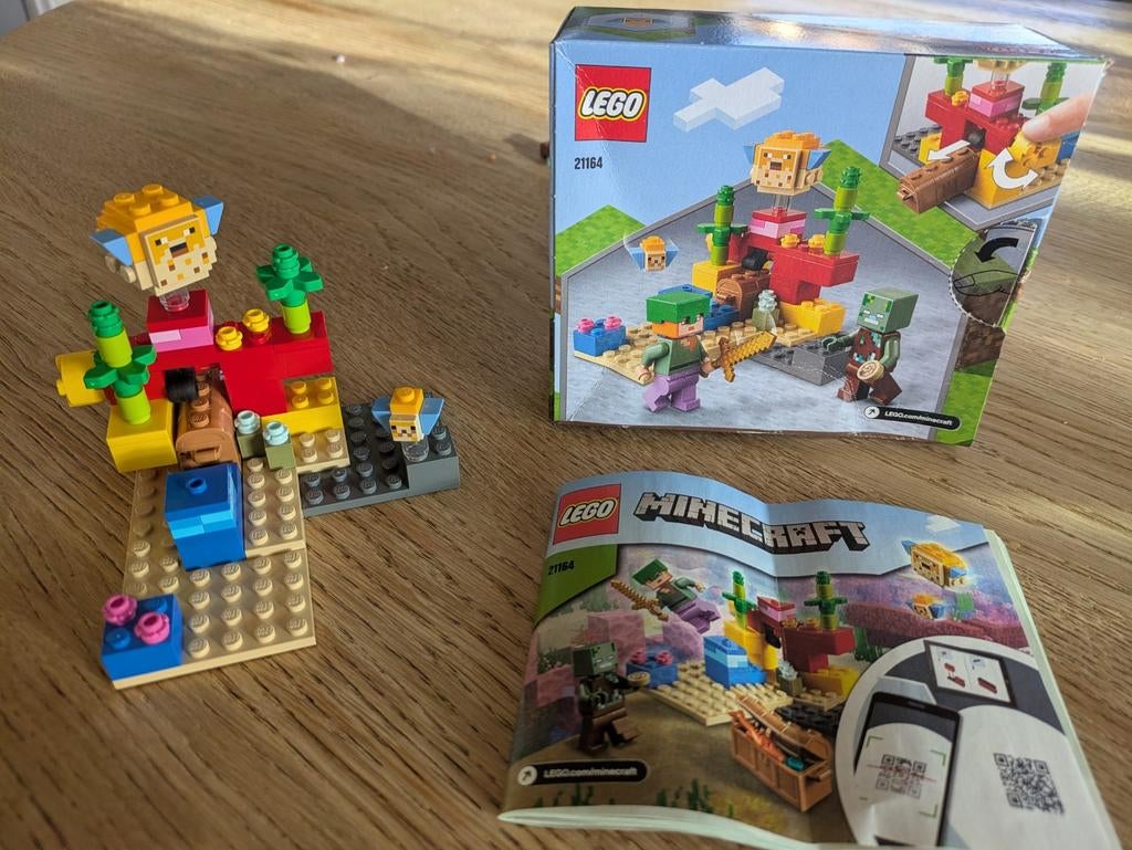 Lego Minecraft 21164, Ophalen, Minecraft, Lego, Zo goed als nieuw