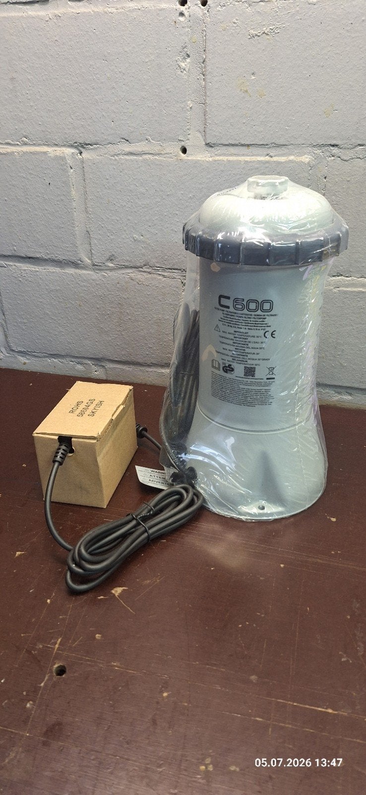 Intex C600 NEW, Enlèvement
