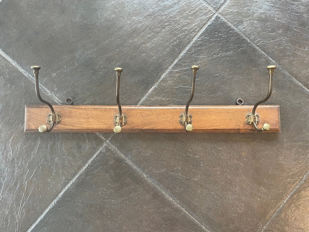 Vintage houten kapstok, Gebruikt, Minder dan 100 cm, Hout, Ophalen