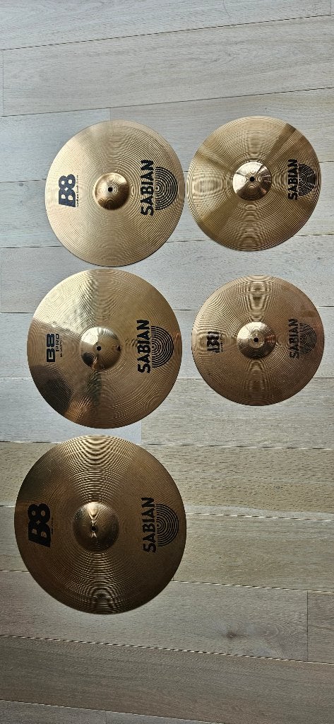 Sabian B8 Cymbalenset / Bekkenset, Musique & Instruments, Batteries & Percussions, Enlèvement, Utilisé, Autres marques