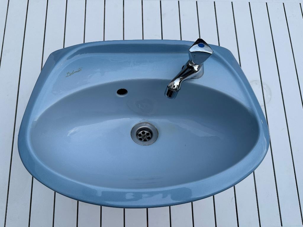 Retro lave-mains Dolomite - Blauw, Enlèvement, Utilisé, Lavabo