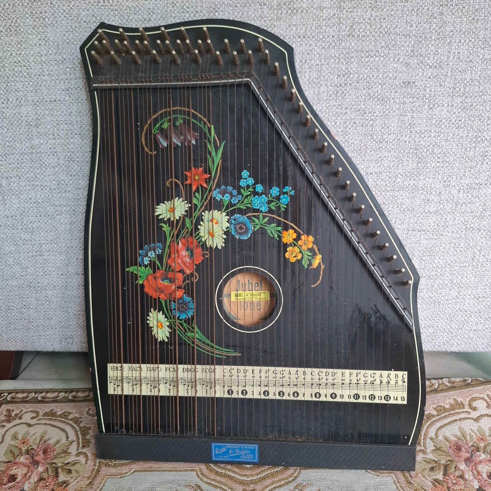 Harpe ancienne, Enlèvement