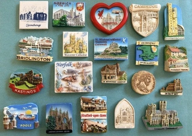 Aimant souvenir pour réfrigérateur, Antiquités & Art, Enlèvement ou Envoi