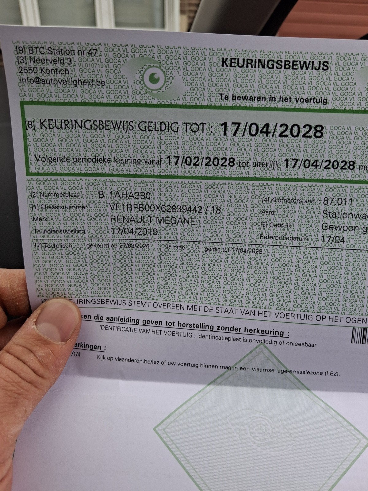 Renault megane grandtour 1.3 benzine, Particulier, Benzine, Te koop