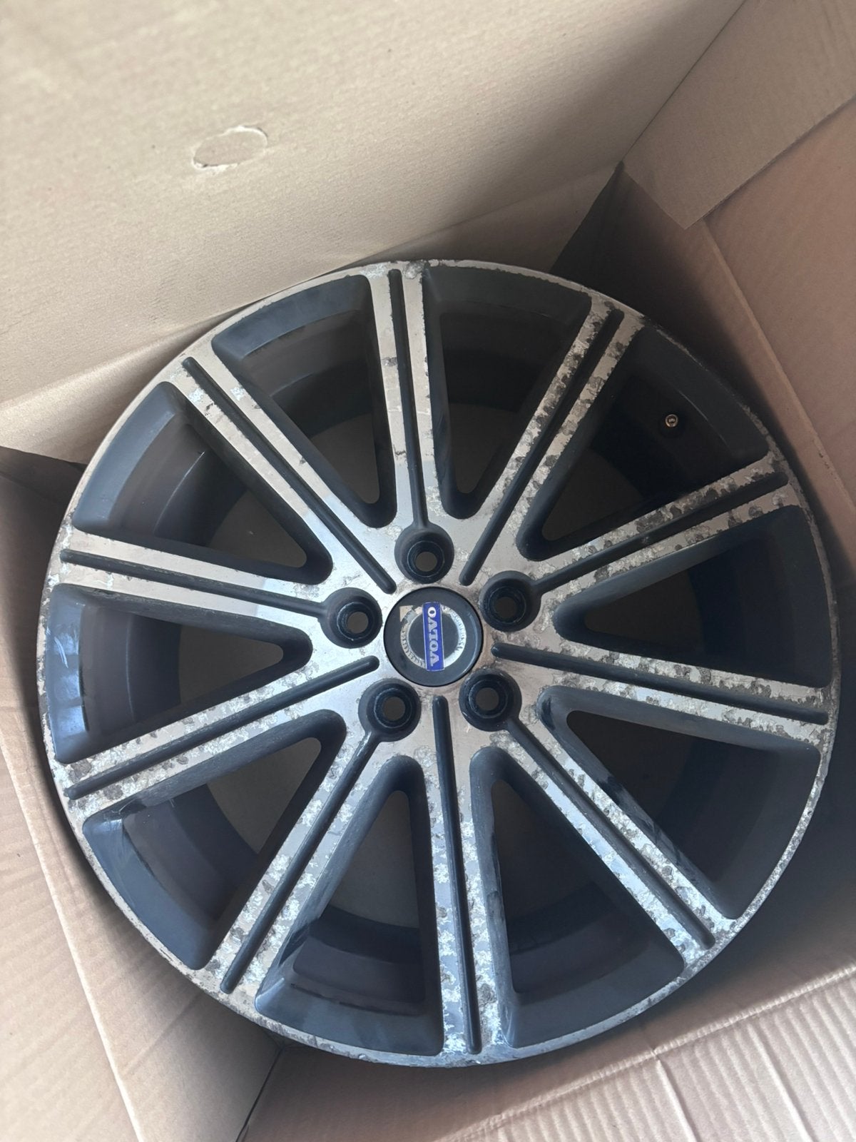 18inch (5x108) Volvo velgen voor op te knappen, Auto-onderdelen, Ophalen, 18 inch, Gebruikt, Velg(en)
