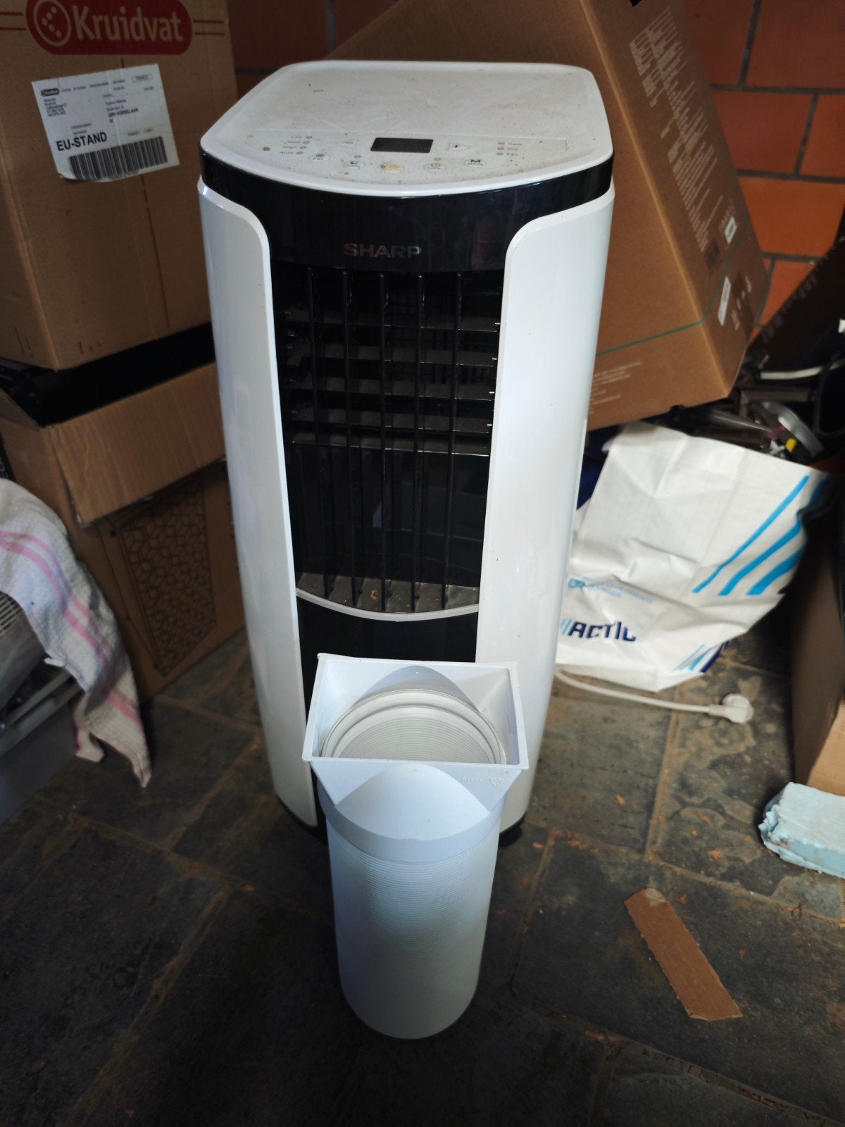 Mobiele airco, Ophalen, Mobiele airco