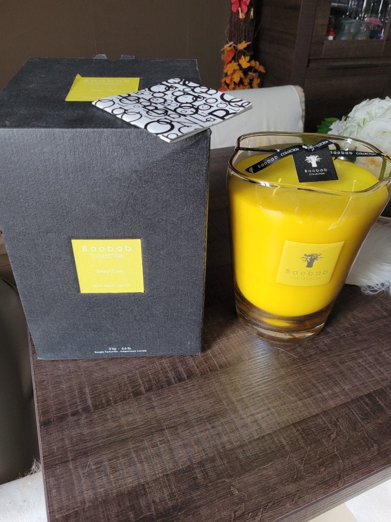 Grande bougie BAOBAB, Neuf, Autres marques, Verre, Bougie