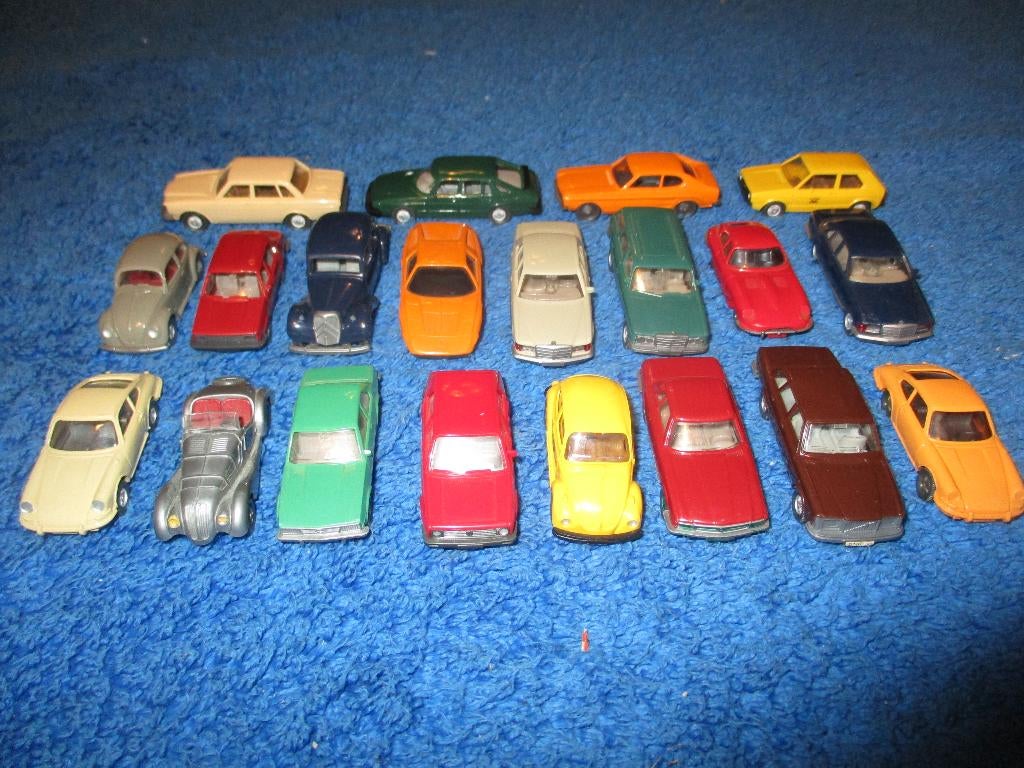Wiking lot de 20 voitures HO pour Marklin, Enlèvement ou Envoi, Utilisé, Voiture, Wiking