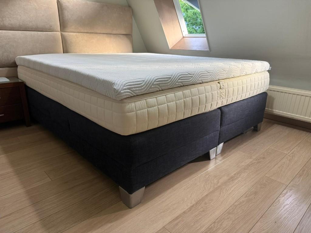 boxspring elektrisch verstelbare, Huis en Inrichting, Ophalen, Eenpersoons, 210 cm, Zo goed als nieuw